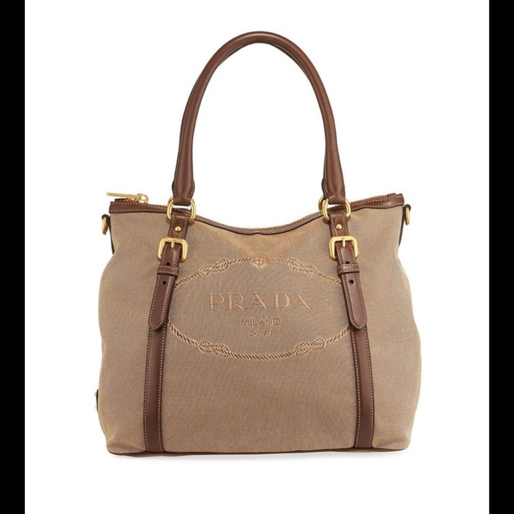 “GREAT HOLIDAY GIFT”🎁 Prada canvas/leather satchel